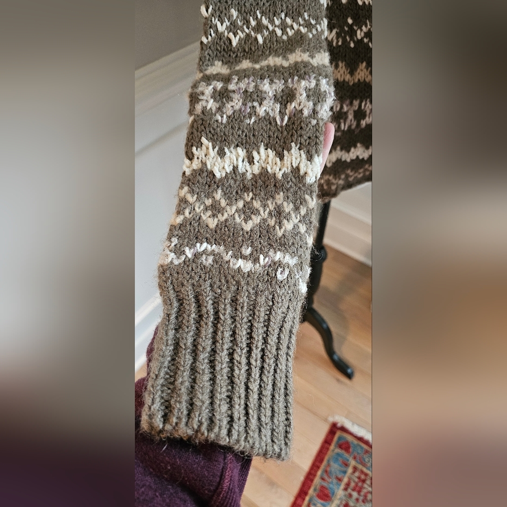 Free People Through The Storm Wool Sweater Generous Small - Picture 6 of 9